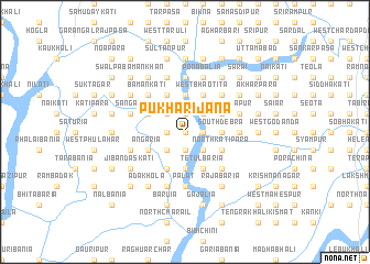 map of Pukhari Jāna