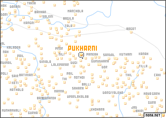 map of Pukhārni