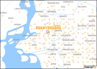 map of Pukhyŏn-dong