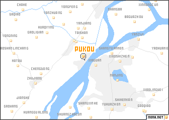 map of Pukou