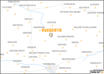 map of Pukovaya