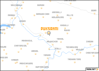 map of Puk sam-ni