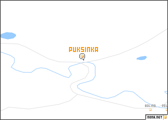 map of Puksinka