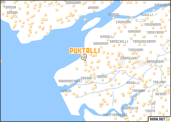 map of Puktal-li