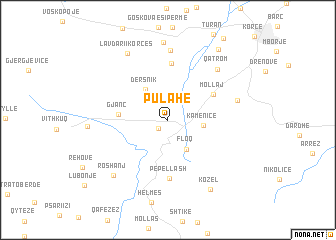 map of Pulahë