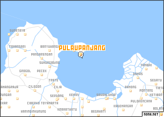 map of Pulaupanjang