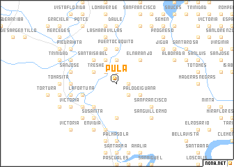 map of Pula