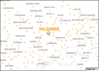 map of Pulgŭnbin