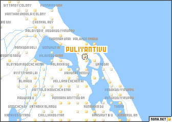 map of Puliyantivu