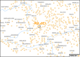 map of Puljići