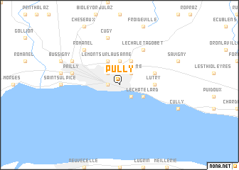 map of Pully