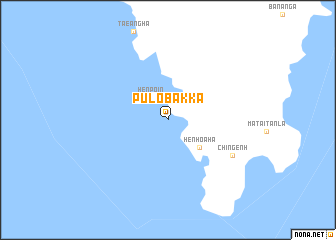 map of Pulo Bakka