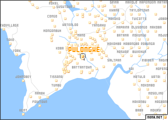 map of Pulongwe