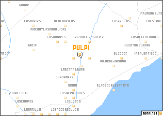 map of Pulpí