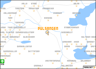 map of Pulsängen