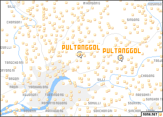 map of Pultang-gol