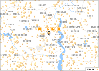 map of Pultang-gol