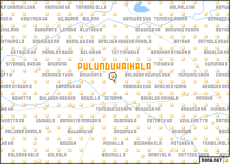 map of Pulunduwa Ihala
