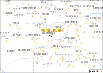 map of Pumacocha