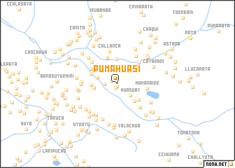 map of Pumahuasi