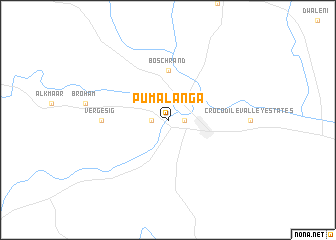 map of Pumalanga