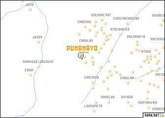 map of Pumamayo