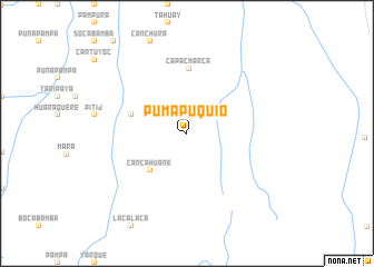 map of Pumapuquio