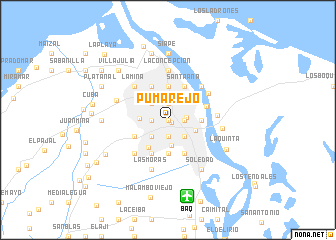 map of Pumarejo