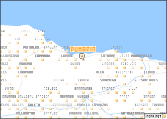 map of Pumarín