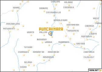 map of Puncakmara