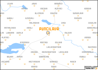 map of Puncilava