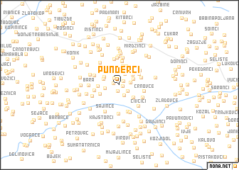 map of Punderci