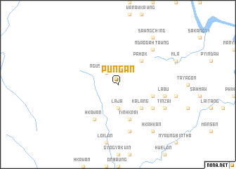 map of Pungan