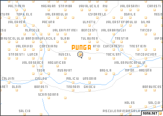 map of Punga
