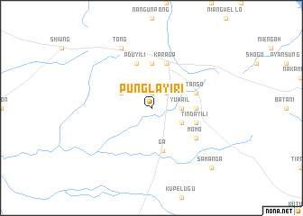 map of Punglayiri