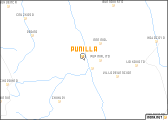 map of Punilla