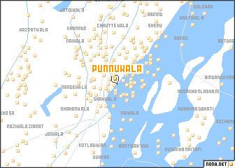 map of Punnūwāla