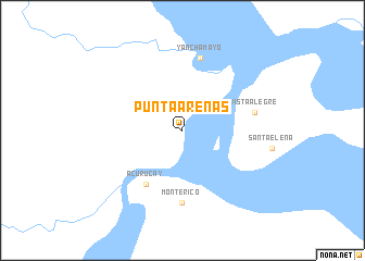 map of Punta Arenas