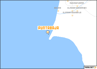map of Punta Baja