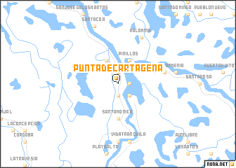 map of Punta de Cartagena