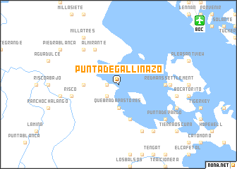 map of Punta de Gallinazo