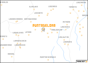 map of Punta de Loma