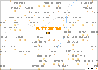map of Punta Grande
