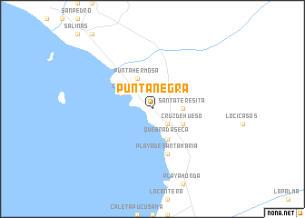 map of Punta Negra