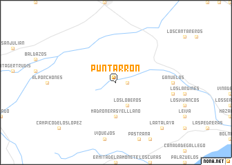 map of Puntarrón