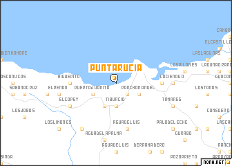 map of Punta Rucia