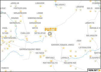 map of Punta