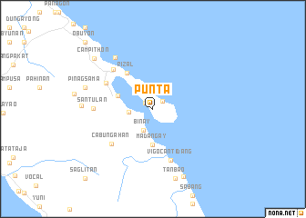 map of Punta