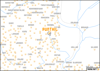 map of Pūnthil