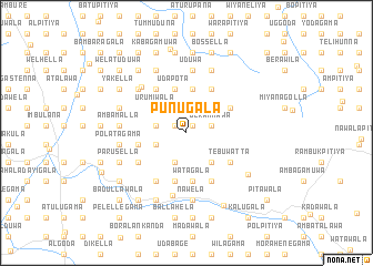 map of Punugala